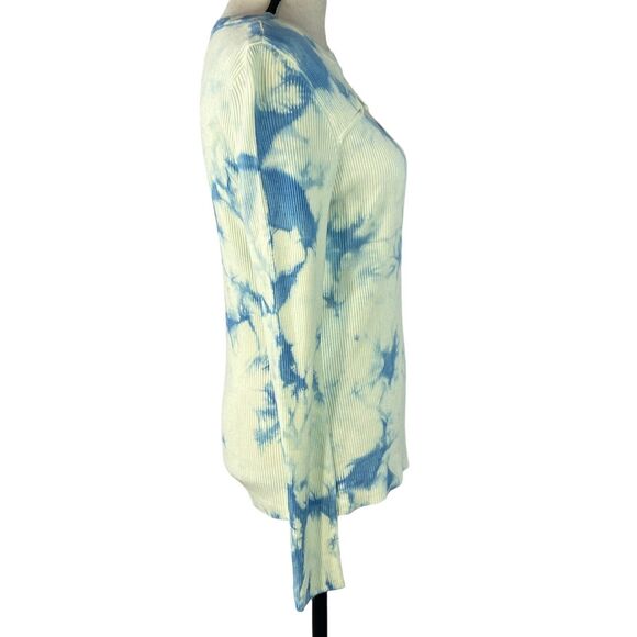 INC International Concept X-Small Sweater Long Sleeve Keyhole Cut-Out Tie-Dye - Picture 3 of 8